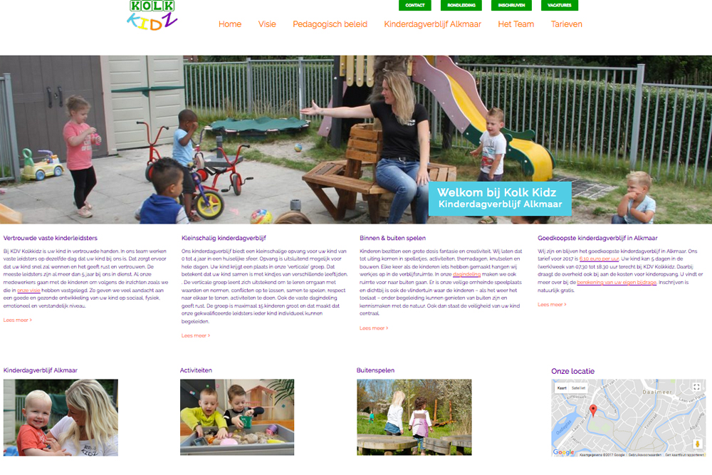 Tom de Hoog | CONTEXT schreef SEO-tekst voor de website van dit kinderdagverblijf