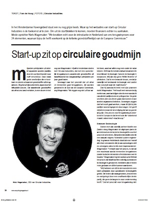 Co-Founder Niels Wagemaker van Circular Industries